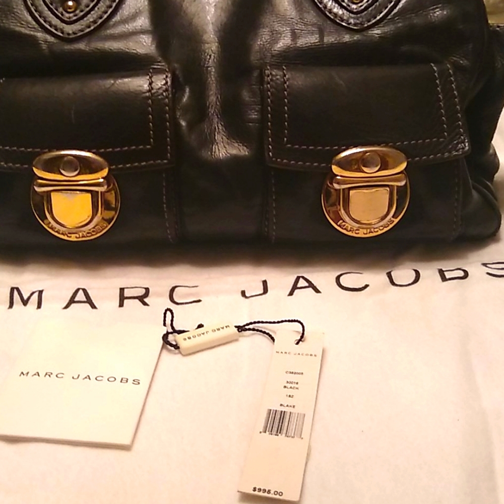 💯Authentic Marc Jacobs Leather Satchel Bag